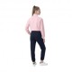 Champion Tuta Sportiva C Zip Rosa Bambina