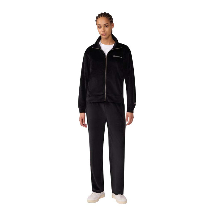 Champion Tuta Sportiva In Ciniglia Nero Donna