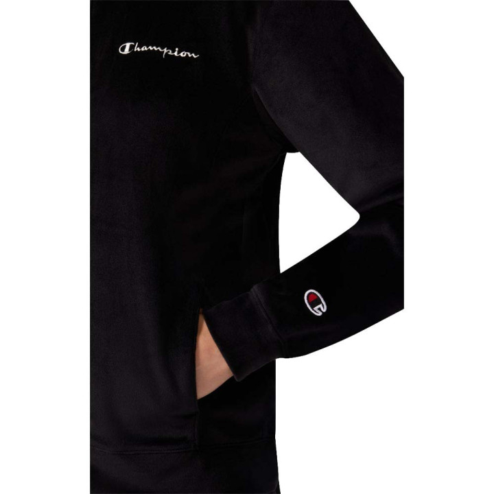 Champion Tuta Sportiva In Ciniglia Nero Donna