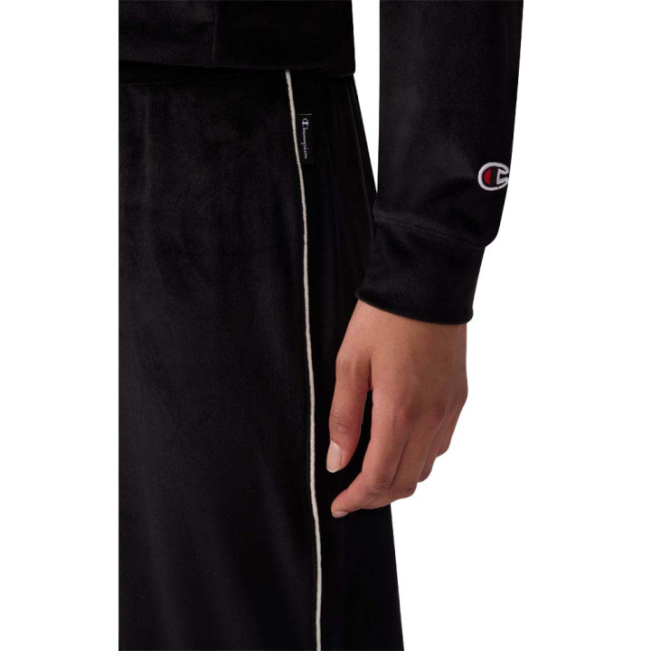 Champion Tuta Sportiva In Ciniglia Nero Donna