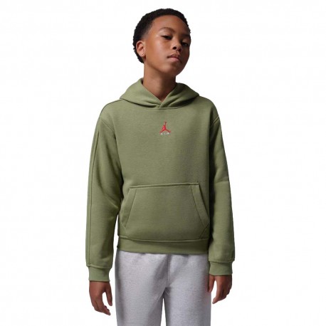 Nike Jordan Felpa Palestra Brooklyn Verde Bambino