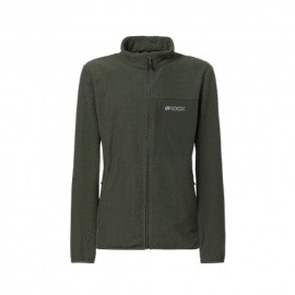 Rock Experience Felpa In Pile Night Crest Kombu Verde Uomo