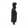 Rock Experience Felpa In Pile Night Crest Hoodie Caviar Donna