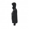 Rock Experience Felpa In Pile Night Crest Hoodie Caviar Donna