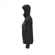 Rock Experience Felpa In Pile Night Crest Hoodie Caviar Donna