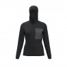 Rock Experience Felpa In Pile Night Crest Hoodie Caviar Donna