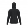 Rock Experience Felpa In Pile Night Crest Hoodie Caviar Donna