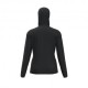 Rock Experience Felpa In Pile Night Crest Hoodie Caviar Donna