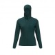 Rock Experience Felpa In Pile Night Crest Hoodie Ponderosa Pine Donna