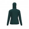 Rock Experience Felpa In Pile Night Crest Hoodie Ponderosa Pine Donna