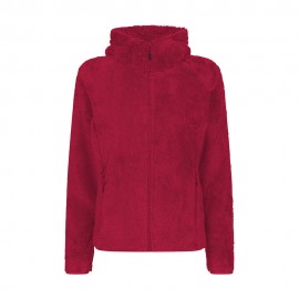 Rock Experience Felpa In Pile Oldy Viva Magenta Donna