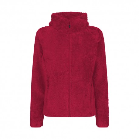 Rock Experience Felpa In Pile Oldy Viva Magenta Donna