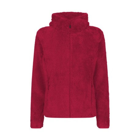 Rock Experience Felpa In Pile Oldy Viva Magenta Donna