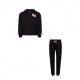 Champion Felpa Palestra Full Zip Con Cappuccio Nero Bambina