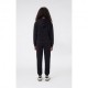 Champion Felpa Palestra Full Zip Con Cappuccio Nero Bambina