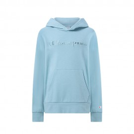 Champion Felpa Palestra Con Cappuccio Logo Tonale Blu Bambino