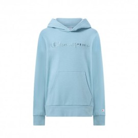 Champion Felpa Palestra Con Cappuccio Logo Tonale Blu Bambino