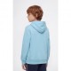 Champion Felpa Palestra Con Cappuccio Logo Tonale Blu Bambino