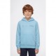 Champion Felpa Palestra Con Cappuccio Logo Tonale Blu Bambino
