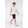 Champion Bermuda Logo Tonale Nero Bambino