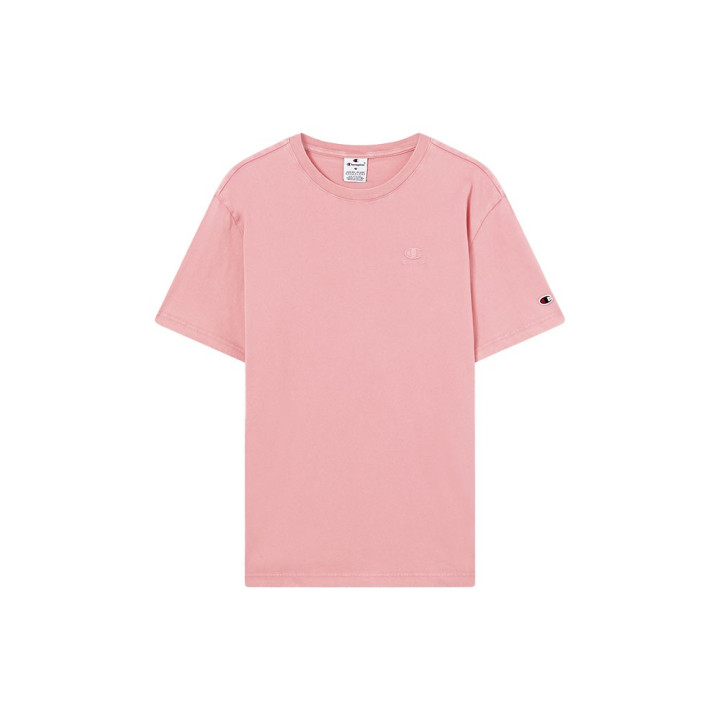 Champion T-Shirt Icon Wash Rosa Uomo