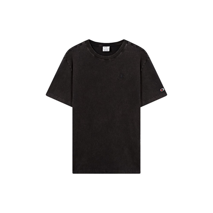 Champion T-Shirt Icon Wash Nero Uomo