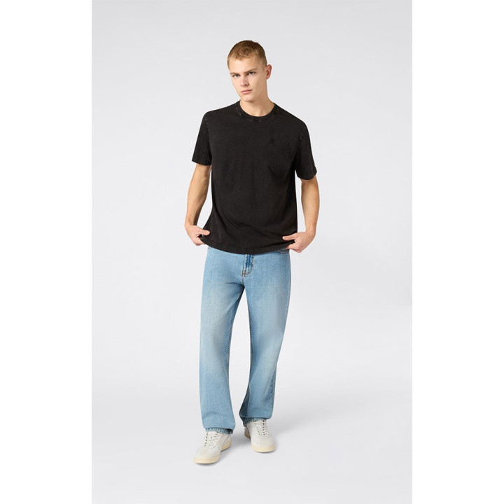 Champion T-Shirt Icon Wash Nero Uomo