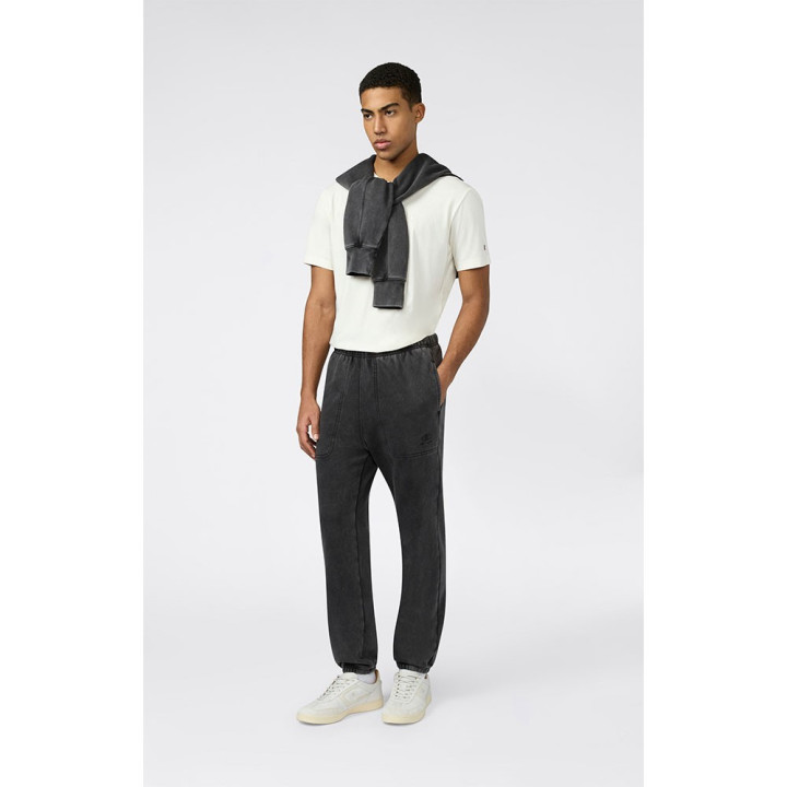 Champion Pantaloni Con Elastico Icon Wash Nero Uomo