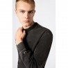 Champion Felpa Girocollo Icon Wash Nero Uomo