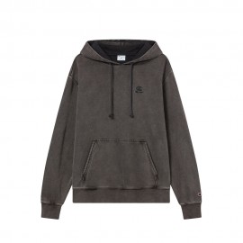 Champion Felpa Con Cappuccio Icon Wash Nero Uomo
