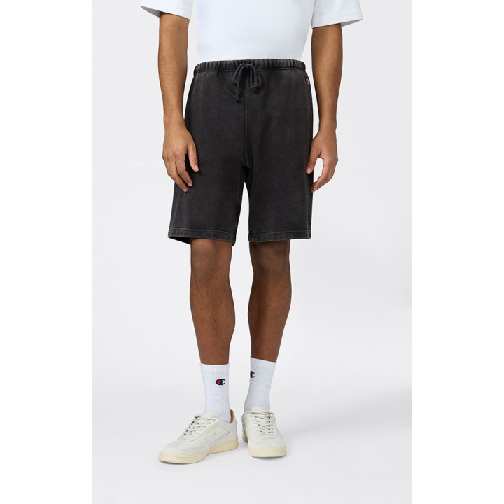 Champion Bermuda Icon Wash Nero Uomo
