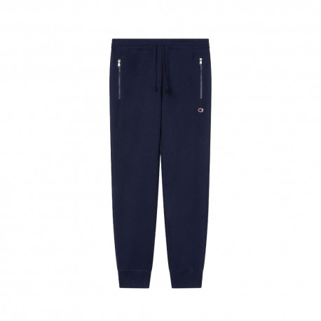 Champion Pantaloni Con Polsino C Tasche Zip Blu Uomo