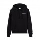 Champion Felpa Logo Piccolo Nero Donna
