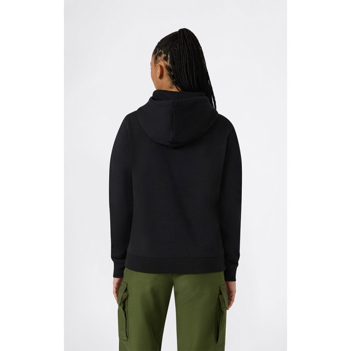 Champion Felpa Logo Piccolo Nero Donna