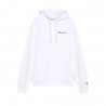 Champion Felpa Con Cappuccio Logo Piccolo Bianco Uomo
