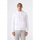 Champion Felpa Con Cappuccio Logo Piccolo Bianco Uomo