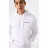 Champion Felpa Con Cappuccio Logo Piccolo Bianco Uomo
