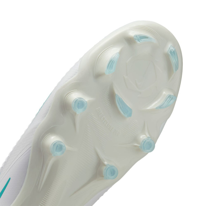 Nike Phantom 6 High Pro Fg Bianco Azzurro - Scarpe Da Calcio Uomo