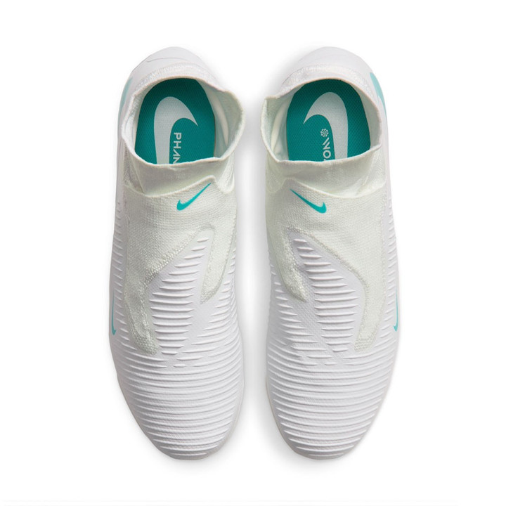 Nike Phantom 6 High Pro Fg Bianco Azzurro - Scarpe Da Calcio Uomo