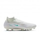 Nike Phantom 6 High Pro Fg Bianco Azzurro - Scarpe Da Calcio Uomo