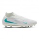 Nike Phantom 6 High Pro Fg Bianco Azzurro - Scarpe Da Calcio Uomo