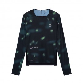 On Maglia Running Performance Lumos Nero Eclipse Donna