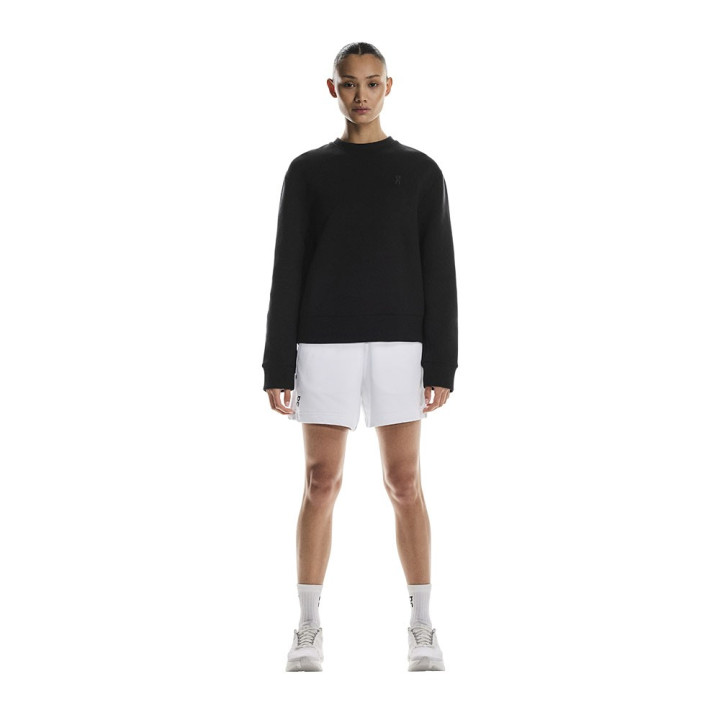 On Giacca Running Focus Tech Crew Nero Uomo