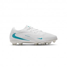 Nike Phantom 6 Low Pro Fg Mg Bianco Azzurro - Scarpe Da Calcio Bambino