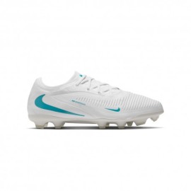 Nike Phantom 6 Low Pro Fg Mg Bianco Azzurro - Scarpe Da Calcio Bambino