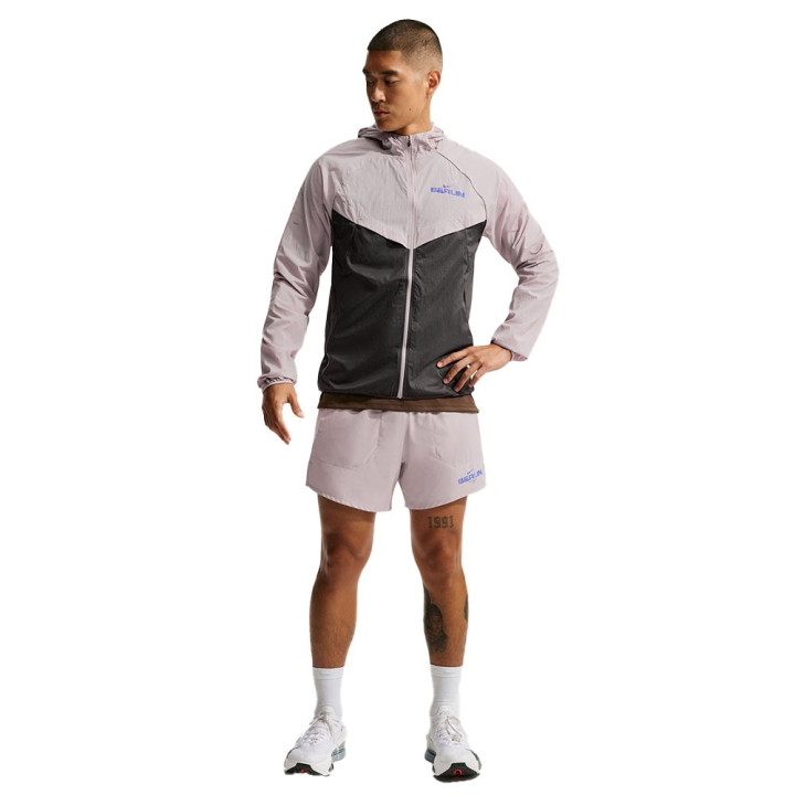 Nike Giacca Running Stride Marathon College Grigio Uomo