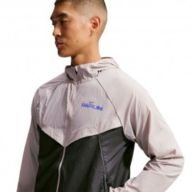 Nike Giacca Running Stride Marathon College Grigio Uomo