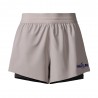 Nike Pantaloncini Running Swift 2In1 Berlin Grigio Donna