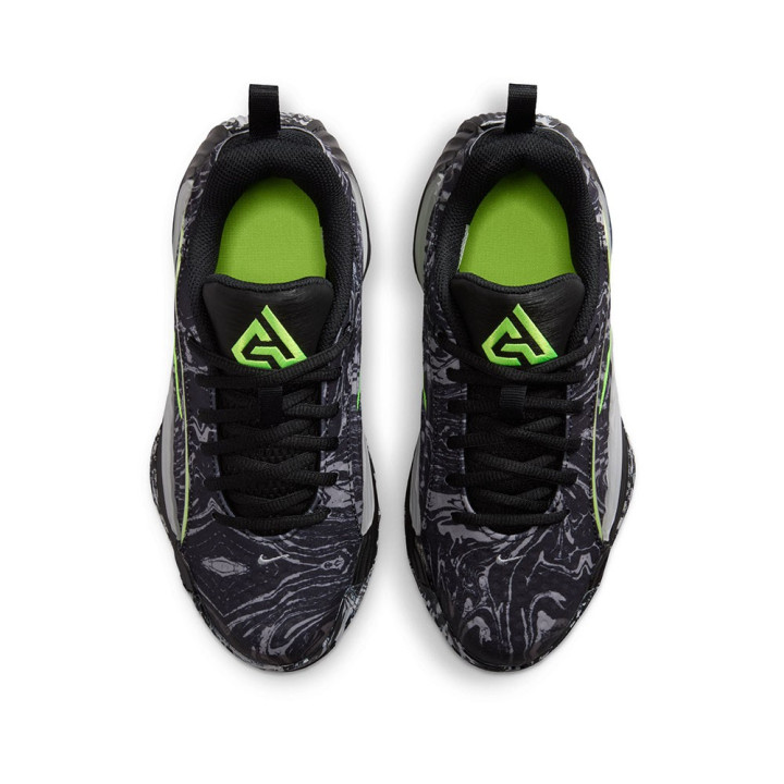 Nike Giannis Immortality 5 Gs Nero Volt-Lt Smoke - Scarpe Basket Bambino