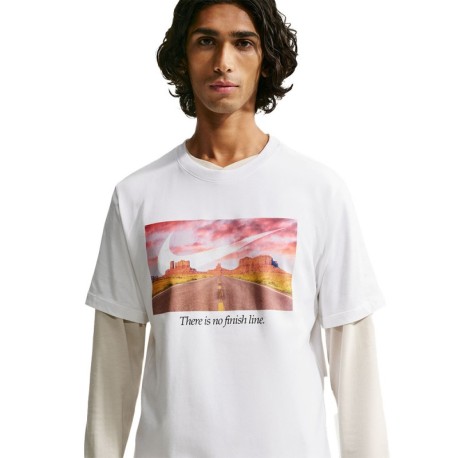 Nike Sportswear Club T-Shirt Logo Bianco Uomo